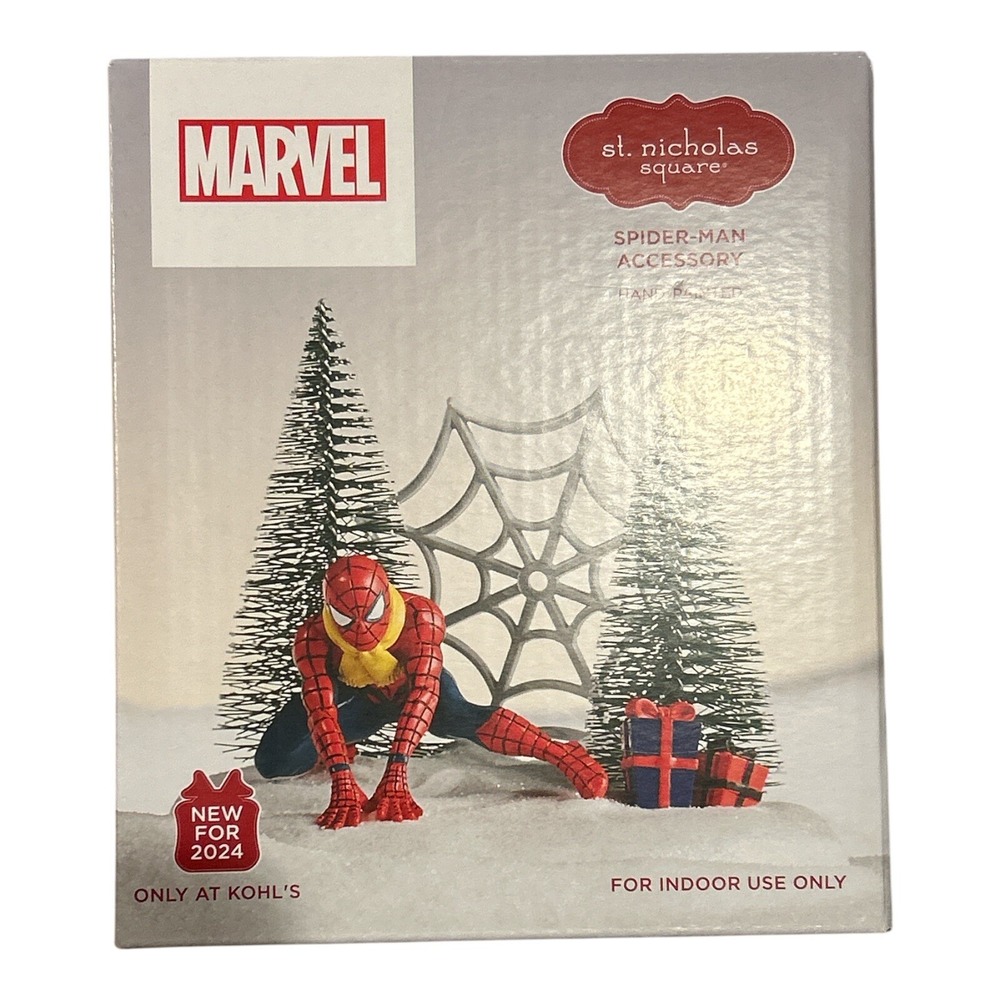 St.‎ Nicholas Square Village Marvel Spider-Man Accessory Hand-Painted